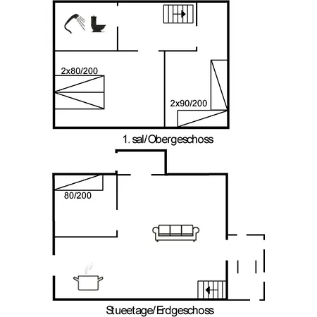 アパート Raine - 2-3km From The Sea By Interhome